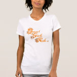 Smart Girls Rule orange T-Shirt
