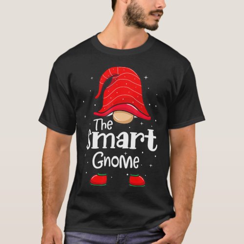 Smart Gnome Funny Christmas Matching Family Pajama T_Shirt
