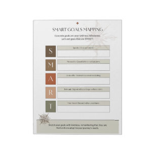 SMART Goal Template for Effective Planning Notepad