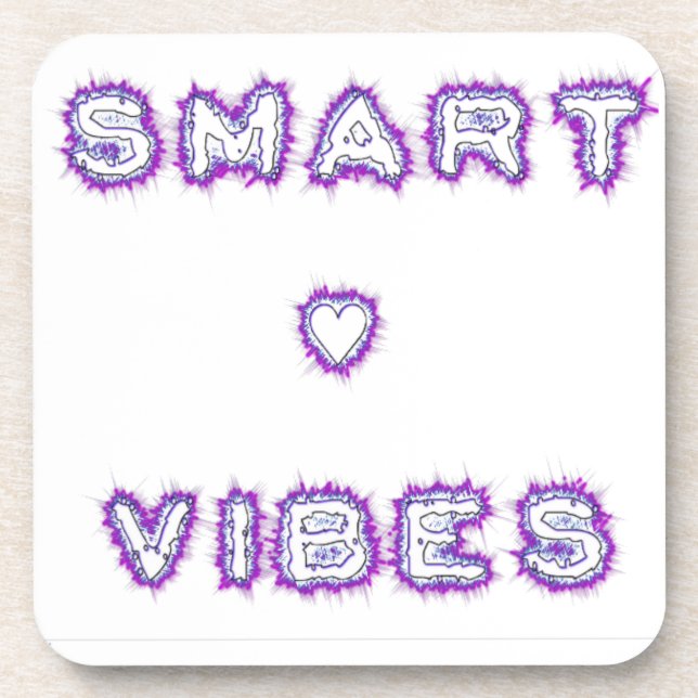 Smart good vibes coaster (Front)