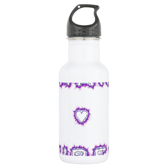Smart good vibes stainless steel water bottle (Front)
