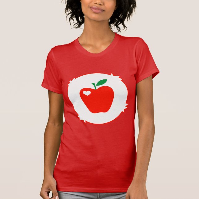 Smart Heart Bear Teacher Bear T-Shirt (Front)