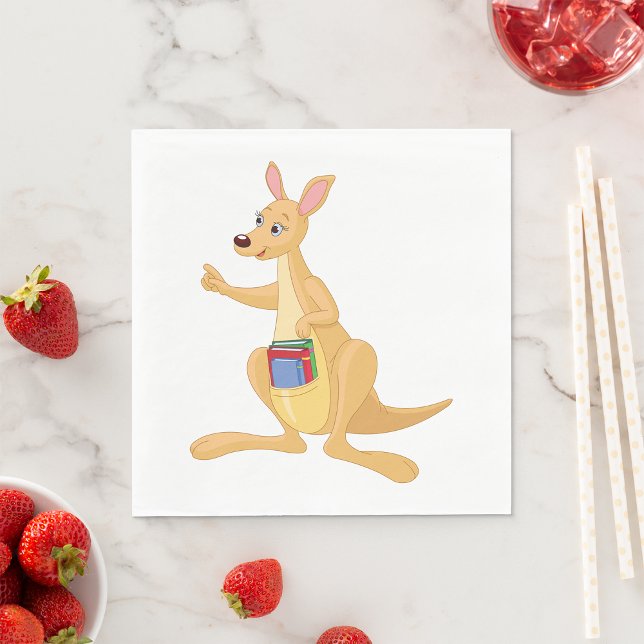 Smart Kangaroo Napkins (Creator Uploaded)