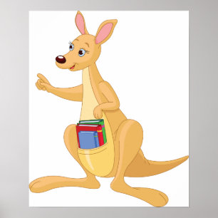 Smart Kangaroo Poster