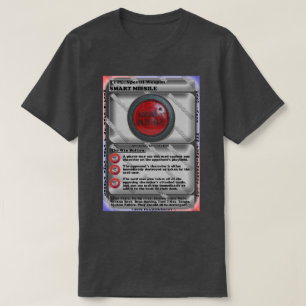 Smart Missile Pinball Dinosaur Game Parody Card T-Shirt