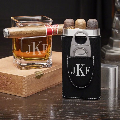 Smart Monogram Whiskey Tumbler  Cigar Accessories