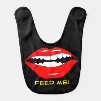 Smart Mouth Feed Me Baby Bib