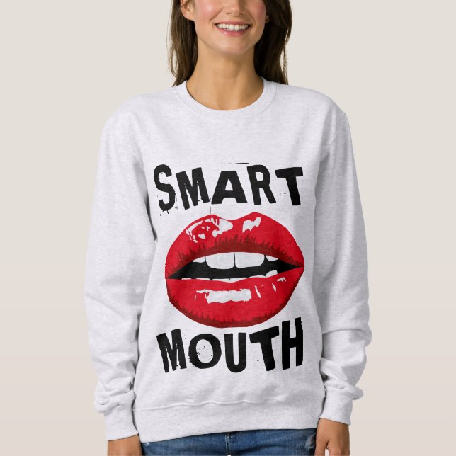 SMART MOUTH FUNNY SASSY T-SHIRTS (Front)