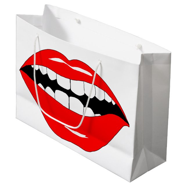 Smart Mouth No Holds Barred Large Gift Bag (Front Angled)