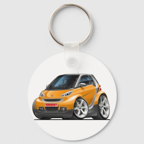 Smart Orange Car Keychain
