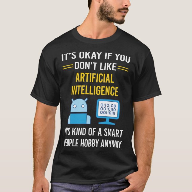 Smart People Artificial Intelligence AI T-Shirt (Front)