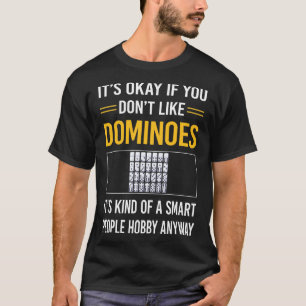 Smart People Dominoes T-Shirt