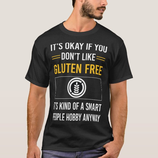 Smart People Gluten Free T-Shirt (Front)