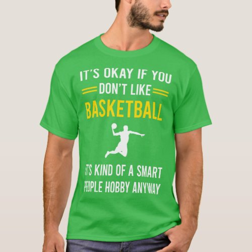 Smart People Hobby Basketball T_Shirt