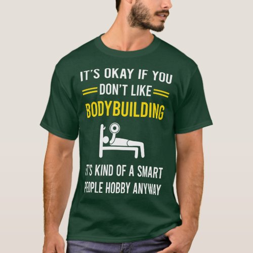 Smart People Hobby Bodybuilding Bodybuilder T_Shirt