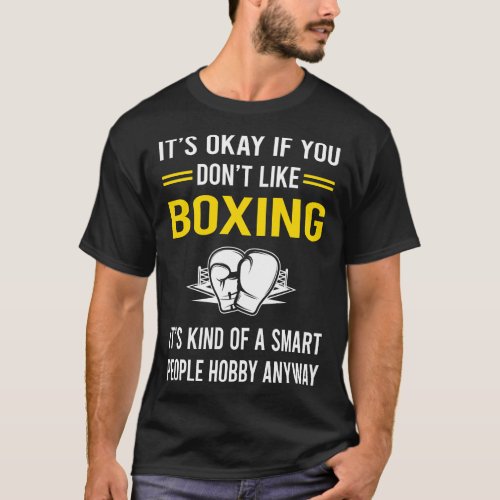 Smart People Hobby Boxing T_Shirt