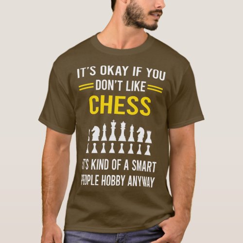 Smart People Hobby Chess T_Shirt