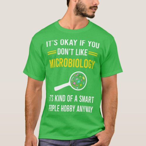 Smart People Hobby Microbiology Microbiologist T_Shirt