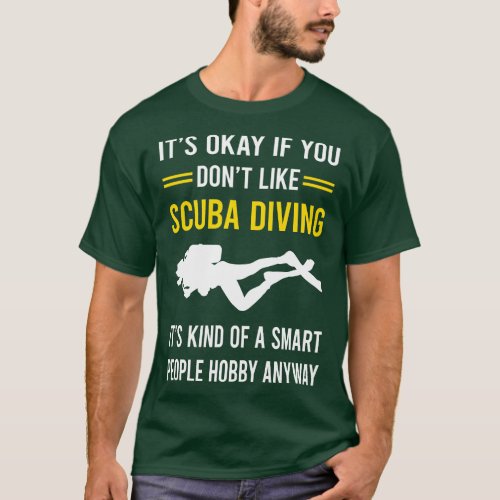 Smart People Hobby Scuba Diving Diver T_Shirt