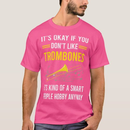 Smart People Hobby Trombone Trombonist T_Shirt