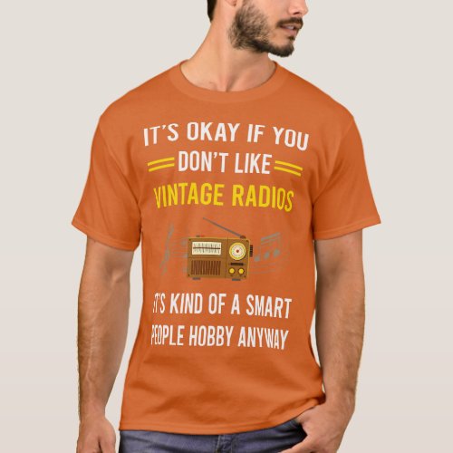 Smart People Hobby Vintage Radio T_Shirt