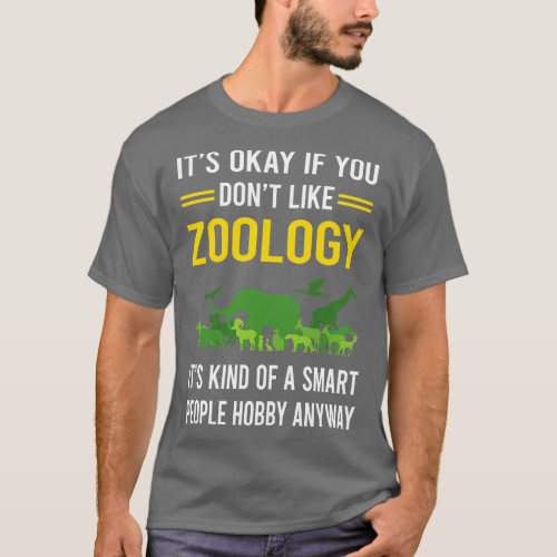 Smart People Hobby Zoology Zoologist T_Shirt