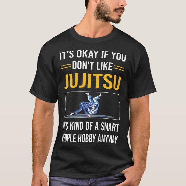 Smart People Jujitsu Ju Jitsu Jiujitsu Jiu Jitsu T-Shirt (Front)