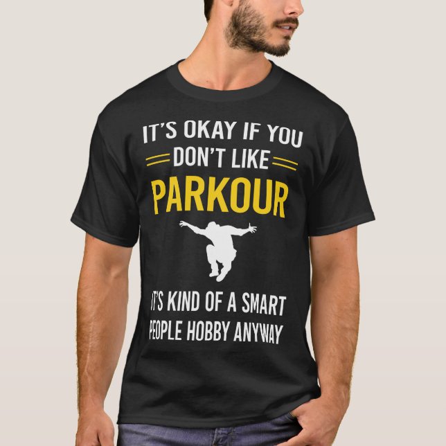 Smart People Parkour T-Shirt (Front)