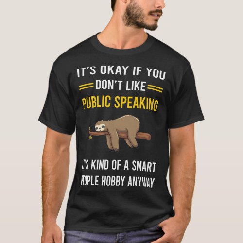 Smart People Public Speaking Speaker T_Shirt