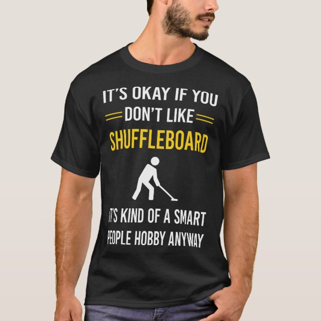 Smart People Shuffleboard T-Shirt (Front)