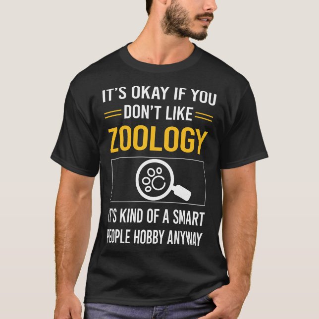 Smart People Zoology Zoologist T-Shirt (Front)