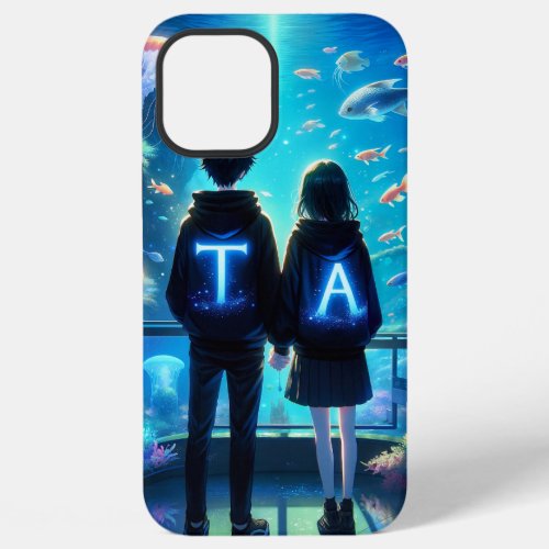 Smart phone Case Aquarium dating couple Man T_wo