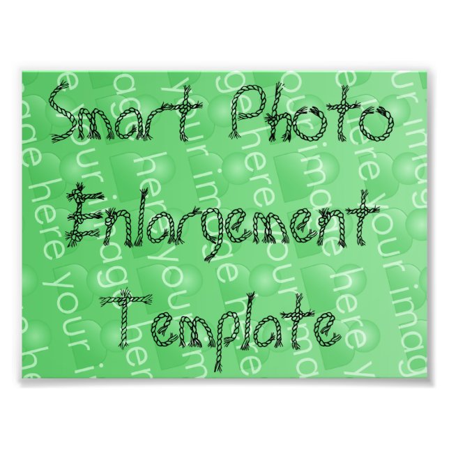 Smart Photo Enlargement Template (Front)