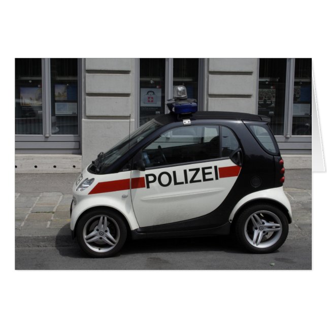 smart police car cards (Front Horizontal)