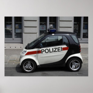 smart police car poster