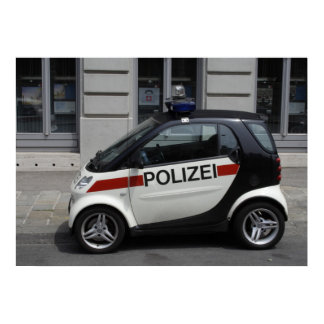 smart police car poster
