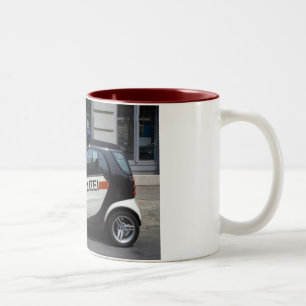 smart Police Car Two-Tone Coffee Mug