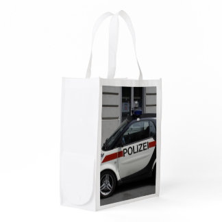 Smart Polizei Auto Reusable Grocery Bag
