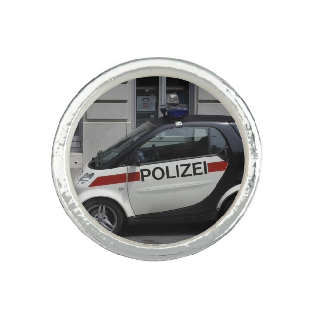 Smart Polizei Auto Ring (Front)