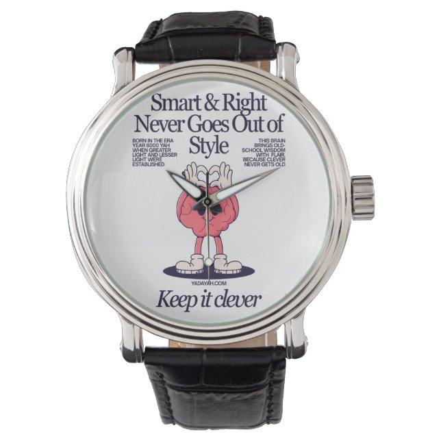 Smart & Right Yada Yahowah Watch (Front)