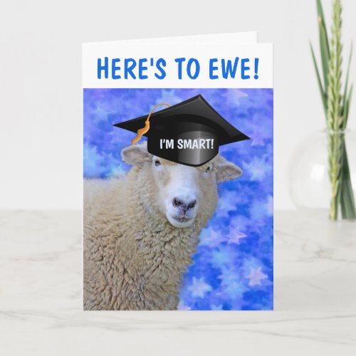 Smart Sheep Graduation Card