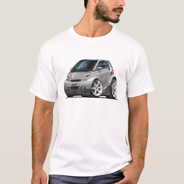 Smart Silver Car T-Shirt (Front)