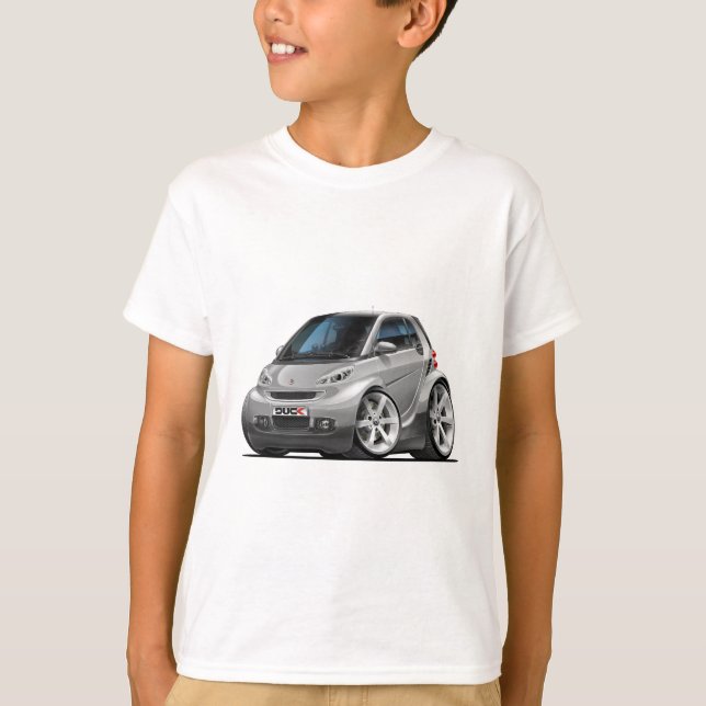 Smart Silver Car T-Shirt (Front)
