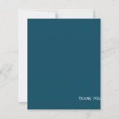 SMART SIMPLE DINNER THANK YOU CARD (Back)