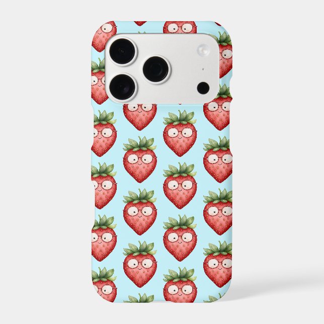 Smart Strawberry  Iphone Case (Back)
