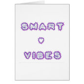 Smart Vibes Quote Text Art Design (Front)