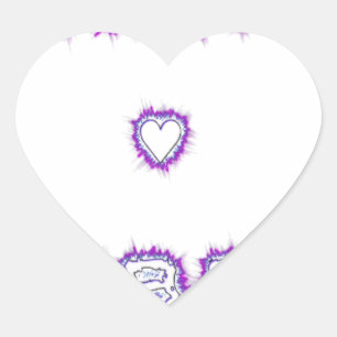 Smart Vibes Quote Text Art Design Heart Sticker