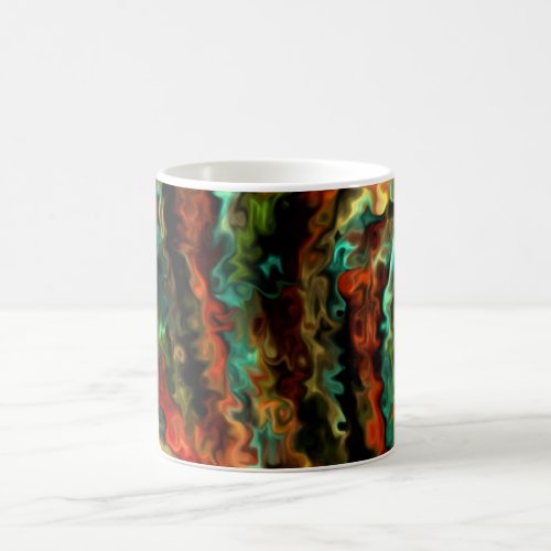 Smart Wavy Abstract Modern Art 45b5 Coffee Mug