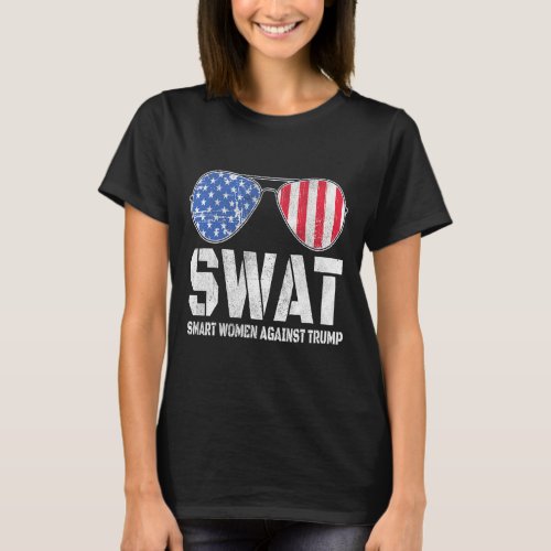 Smart Women Against Trump Funny Anti_trump 2024  T_Shirt