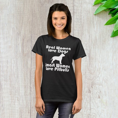 Smart Women Love Pitbulls T_Shirt